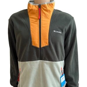 Columbia Men Sequoia Grove Half Zip Fleece Sweater Large L